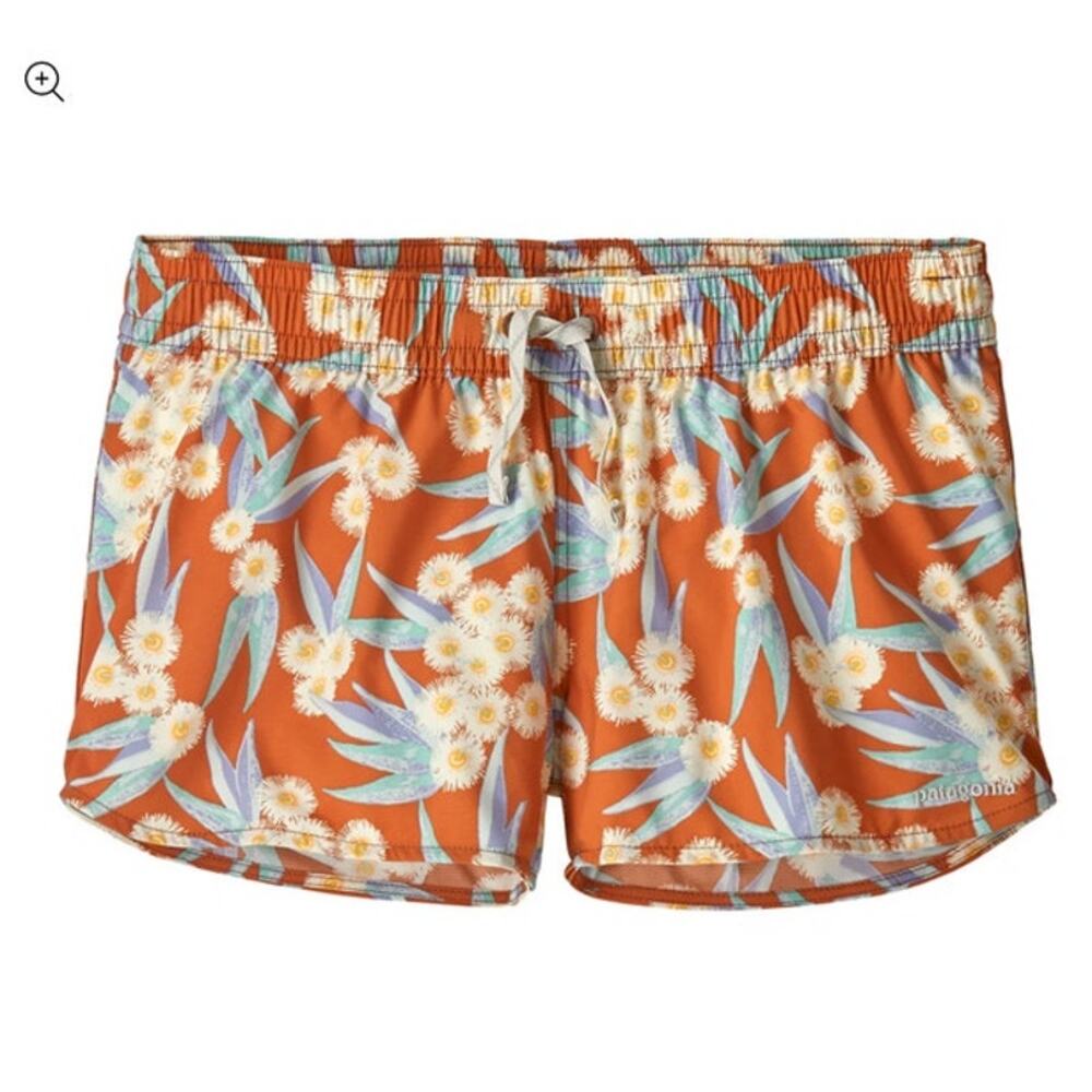 Patagonia Floral Micro Shorts Size Small